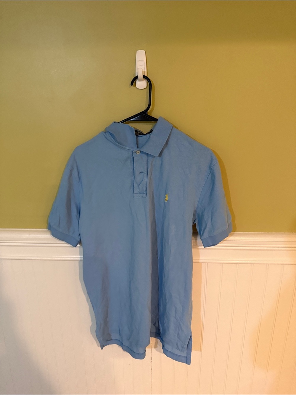 Polo by Ralph Lauren Men's Size M Light Blue Polo Shirt